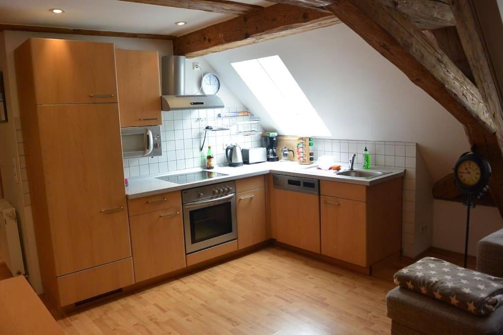 Apartment S10 In Bester Lage Stilvoll Im Zentrum Von Bayreuth Mit Klimaanlage Und Parkplatz Buitenkant foto